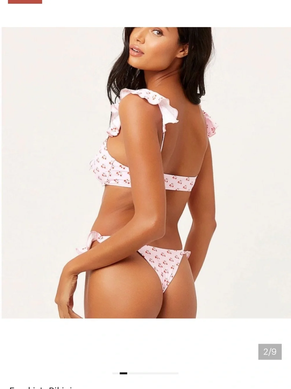 Frankie's Bikinis Berry Birdie top